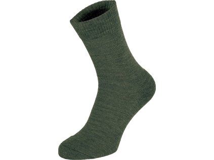 Ponožky zelené Termo antibakteriálna Merino vlna OD Green MFH® Adventure 13223B (Veľkosť 39-41)