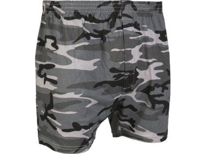 Trenírky voľné džersejové BOXER Shorts Mil-Tec® Dark Camo (Veľkosť S)